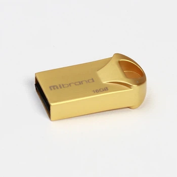Флеш-накопичувач Mibrand USB 2.0 Hawk 16Gb Gold (MI2.0/HA16M1G)
