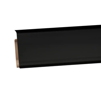 Плинтус Korner EVO 70 040 черный 70*20,7*2500 мм