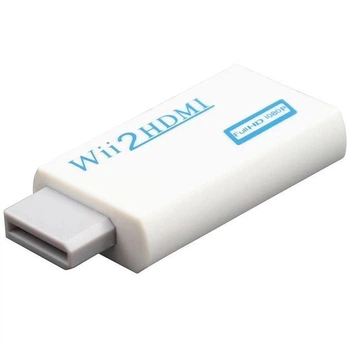 Wii HDMI адаптер, конвертер видео и аудио 1080P для Nintendo Wii, преобразователь AV в HDMI, поддержка 60Hz, Plug & Play