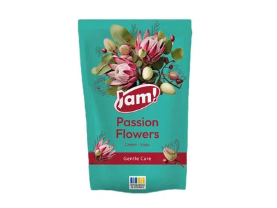Крем-мило рідке JAM 300мл дой-пак Passion Flowers з гліцерином
