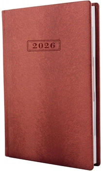 Ежедневник датированный Optima 2026 А5 Mink Бронза металлик (O25237-18)
