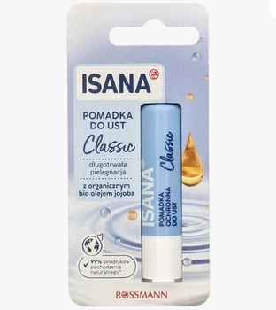 Бальзам для губ с маслом жожоба Isana Lippenpflege Classic 4,8 г