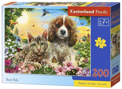 Пазл Лучшие друзья 200 деталей Castorland