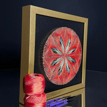 Набір для творчості та рукоділля String Art «Flower dreams 30х30» EX-061 Art Millennium