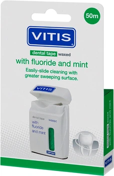 Зубна нитка Dentaid Vitis стрічка 50 м (8427426017023)