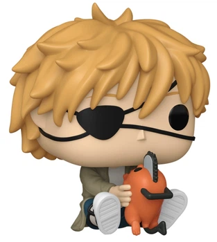 Настольная игра Funko Дэнджи и Почита - Funko Pop Chainsaw Man #1971: Дэнджи с Почита