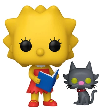 Настольная игра Funko Лиса и маленький помощник Санты - Funko pop Simpsons #1740: Lisa with Snowball