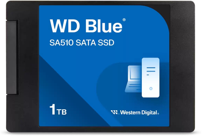 SSD диск Western Digital Blue SA510 1TB 2.5" SATAIII 3D NAND TLC (WDS100T3B0A-00AXR0)