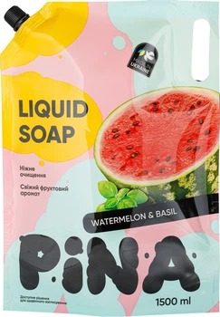 Жидкое мыло Pina Watermelon and Basil дой-пак 1500 мл (4820287020500)