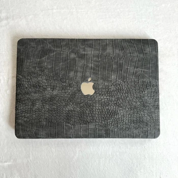 Чохол накладка на MacBook air 13 M1 ( 1932/2337 ) ШКІРЯНИЙ, Серый