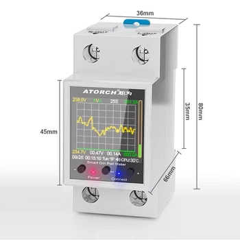 Автомат защиты. AC50-320V 100A. GR2PWS WiFi switch. Atorch. . Умный счетчик электроэнергии.