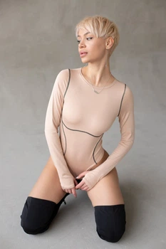 Боди Tales Diver L бежевый (kd6071-011)