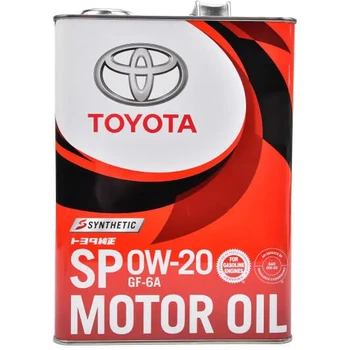 Олива моторна Toyota 0W-20 SP/GF-6A (4л.)