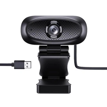 Beб-камера Hoco для ПК/ноутбука USB/AUX 1280×720 микрофон Black (Di11)