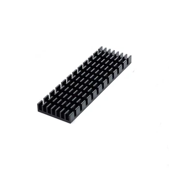 Радиатор для SSD JEYI, 2280, 6mm, Heatsink Aluminium Cooler with Thermal Pad for Ps5, PC, Laptop, Шипы, Black