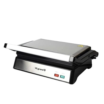 Гриль контактный Vilgrand VSG 1611 1600 Вт серебристый