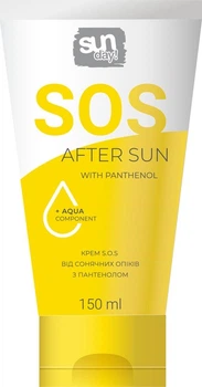 Крем S.O.S Sun day від сонячних опіків з пантенолом, 150 мл