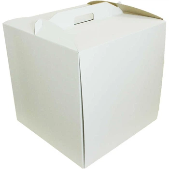 Коробка (450 х 450 х 450), біла, для тортів Упаковочка # 714