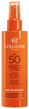 Спрей для засмаги Collistar Moisturizing Tanning Milk Spray Spf 50 200 мл (8015150005487)