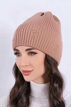 Шапка женская Flirt Кира 56-59 Орех