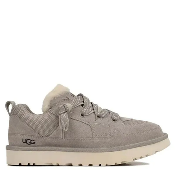 Жіночі уггі Низькі Кросівки Зимові Замшеві Сірі UGG Lo Lowmel Grey (36, сірий)