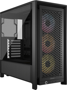 Корпус Corsair 4000D RS ARGB Frame Tempered Glass Black (CC-9011296-WW)