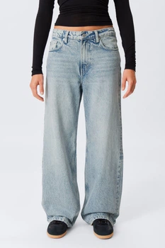 Джинси джоггери Hennes&Mauritz Missy Low Waist, голубий, 34/32 1297402001-34/32