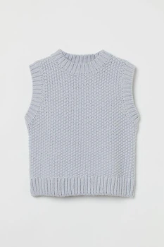Жіночий жилет H&M 209321-2 M(170/96) блакитний (2093210004)