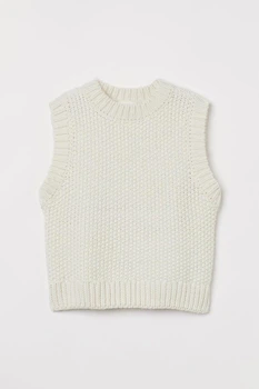 Жіночий жилет H&M 207692-2 XS(160/80) білий (2076920002)