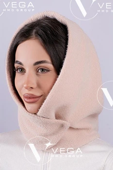 Жіноча шапка капор Vega Ангора-2 Карамель
