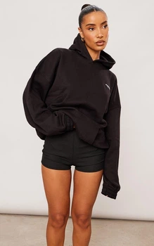Жіноче худі prettylittlething 902459-4 M чорний (9024590046)