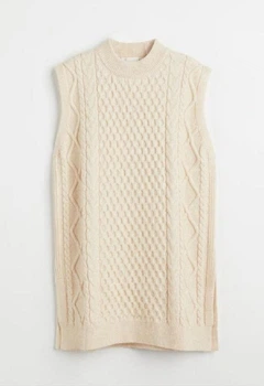 Жіночий жилет H&M 718704-4 XS(160/80) бежевий (2000005000010)