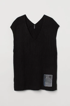Жіночий жилет H&M 209323-4 S(165/88) чорний (2093230003)