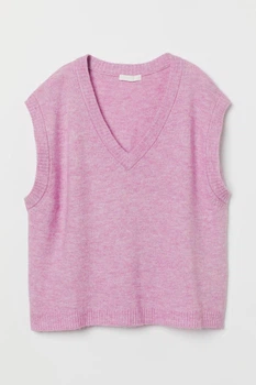 Жіночий жилет H&M 211451-4 2XL(185/128) рожевий (2114510007)