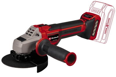Кутова шліфмашина акумуляторна безщіткова Einhell Professional X-Change TP-AG 18/125 CE Q Li - Solo (4431155)