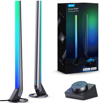 Zestaw oświetlenia adaptacyjnego Govee Smart Gaming Light Bars RGB Szary (H6047381)