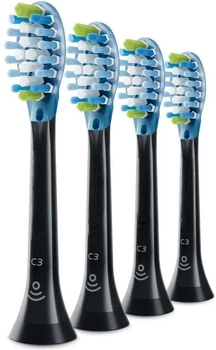 Насадки сумісні з зубною щіткою PHILIPS C3 Premium Plaque Defense чорний
