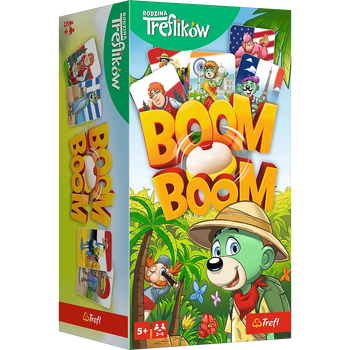 Gra planszowa Trefl zręcznościowa Boom Boom Rodzina Treflików (5900511028225)