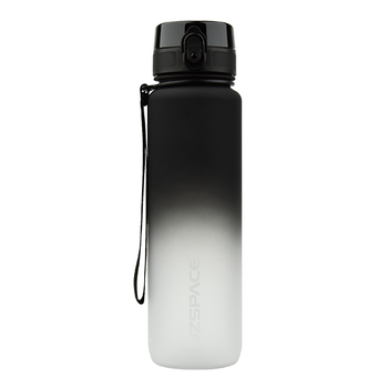 Пляшка для води із дозатором UZSPACE 3038gr 1000 мл Black-White