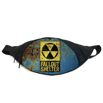 Сумка бананка Фоллаут (GB - Fallout 017) Gear Bag чорна