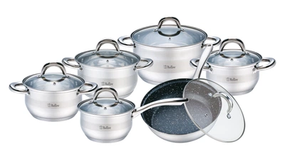 Набір каструль Bollire Salerno 12 предметів (4752132000552)