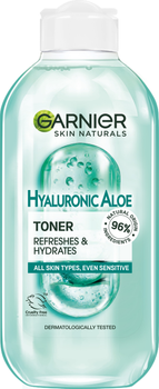 Тонік для обличчя Garnier Skin Naturals Hyaluronic Aloe зволожувальний 200 мл (3600542367899)