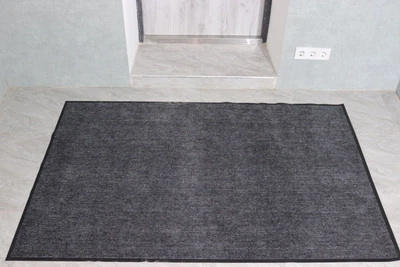 Брудозахисний килимок 60*90 см в передпокій Ребро 3006/grey