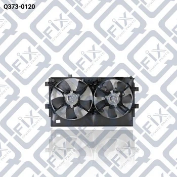 Дифузор радіатора у зборі Q-FIX Q373-0120, Mitsubishi Outlander XL 2006-2012 OEM 1355A140