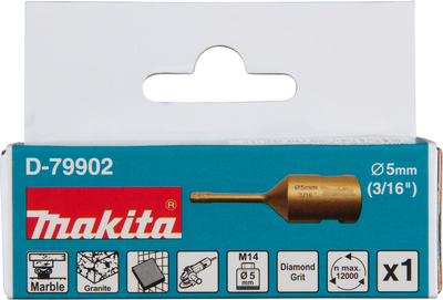 Діамантове свердло Makita M14 5 мм D-79902 (197050358080)