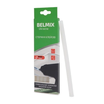 Клеевые стержни BELMIX 11,2x200, 6 шт, Универсальный
