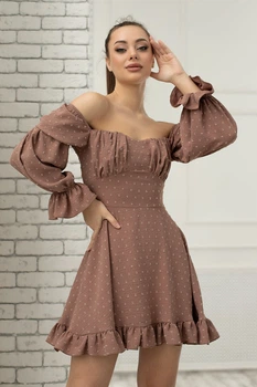 Платье Tales Chic L коричневый (1516-002)