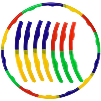 Обруч складаний Хула Хуп Hula Hoop (пластик, 7 секцій, d-66см) (FI-307)