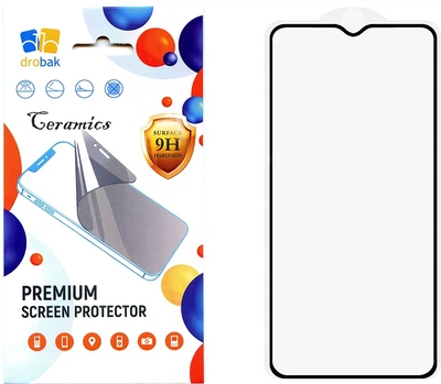 Защитное стекло Drobak Ceramics для Samsung Galaxy A07 4G Black (333314)