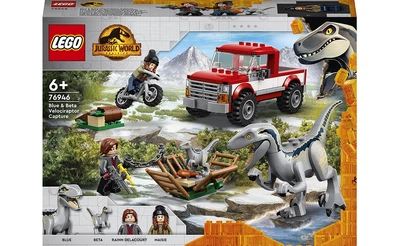 Конструктор LEGO Полювання на Блу і Бета-велоцираптора 181 деталей (76946)